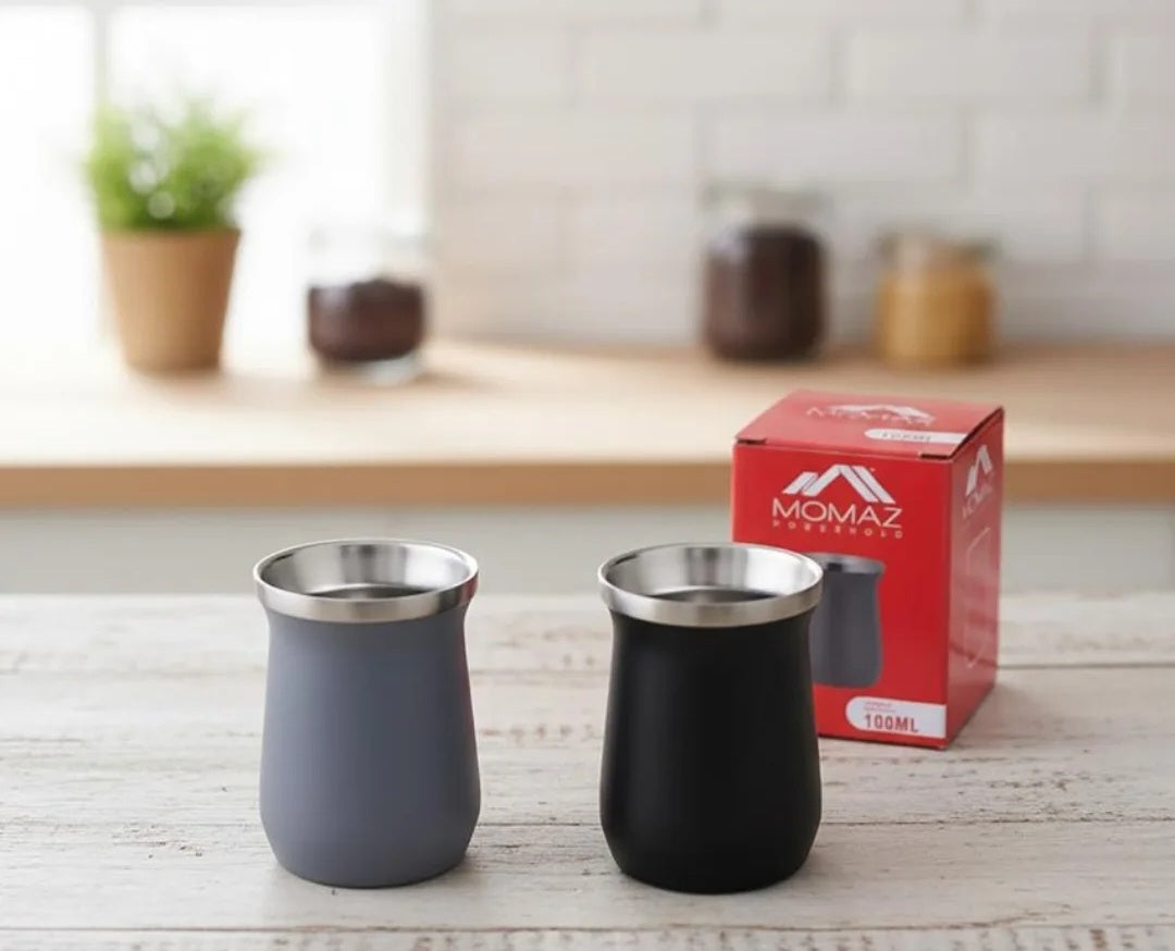 Momaz Vaccum Yerba mate Fashion Stainless Steel Cup Desktop Cup 100ML SC-357 قرعة مته