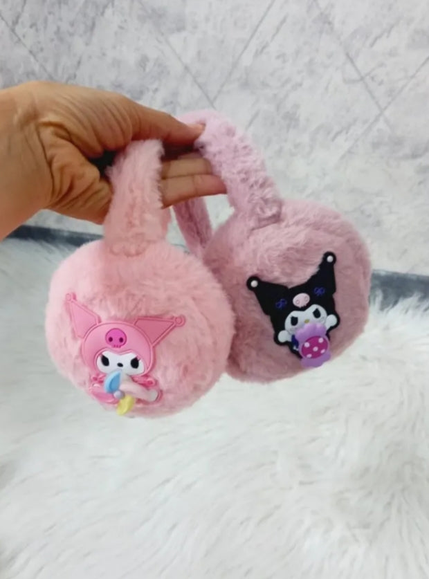 Winter Earmuffs Children's Warm Earmuffs Adjustable Girls Plush Earmuffs Headgear Winter Cold Protection Keep Warm Accessory for Girls Women