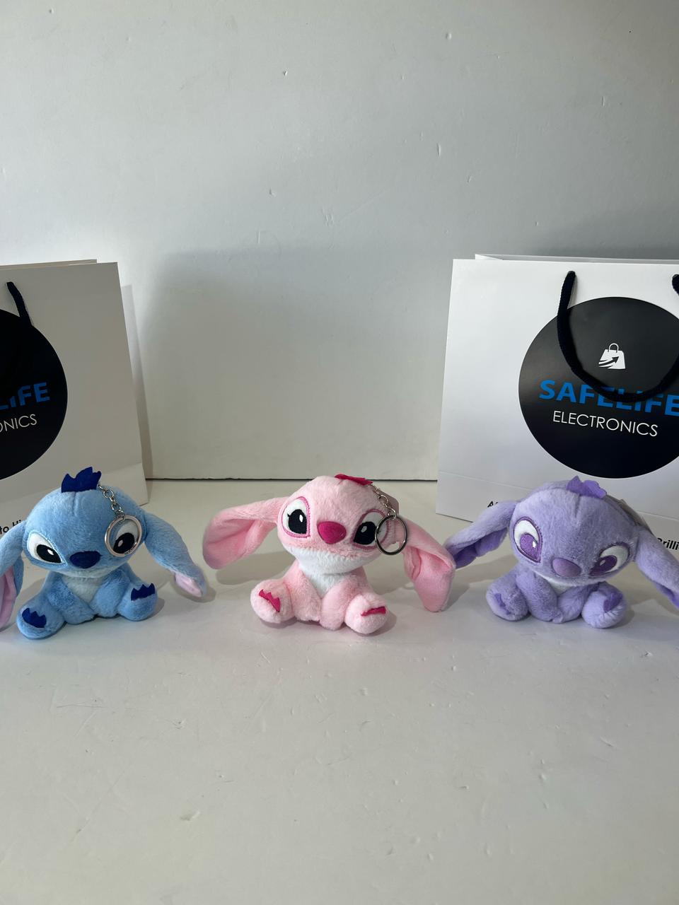 Doll Stitch Plush Keychain Toy Lovely Lilo & Stitch, Doll Angel Plushies Cute Stuffed Bag Pendant