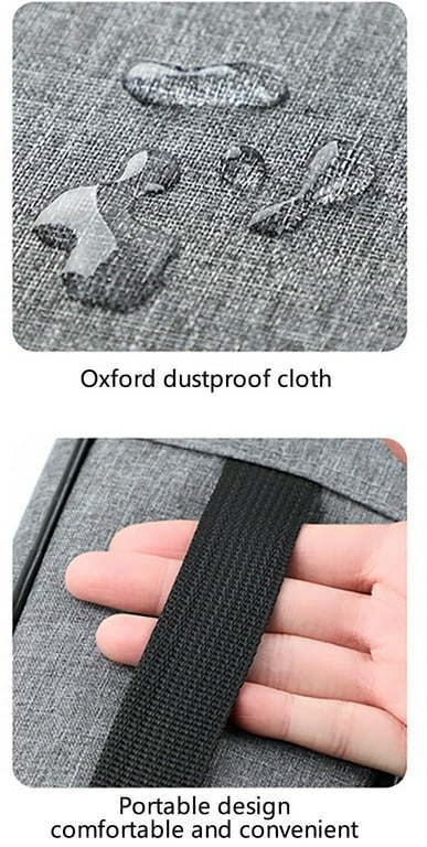 Fireproof Waterproof Document, Laptop Bag Safety,Organizer Zipper Money Pouch Multi-Layer Card Case Travel File Bag Papers Storage Box