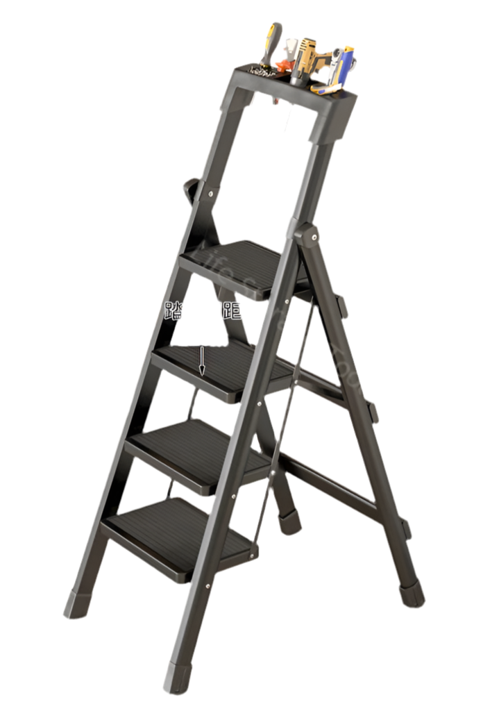 Household Folding Aluminium Ladder 4/5 Step Ladder Lightweight Ladders for Home Portable Folding ladder Kitchen Step Stool Small Stairs