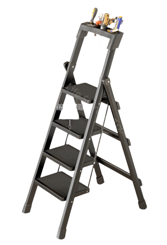 Household Folding Aluminium Ladder 4/5 Step Ladder Lightweight Ladders for Home Portable Folding ladder Kitchen Step Stool Small Stairs