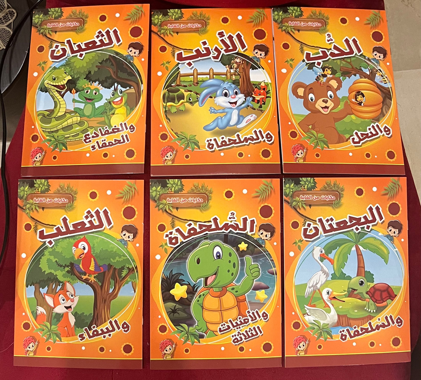 Set of 6 Arabic Story حكايات من الغابة مجموعة من ٦ قصص