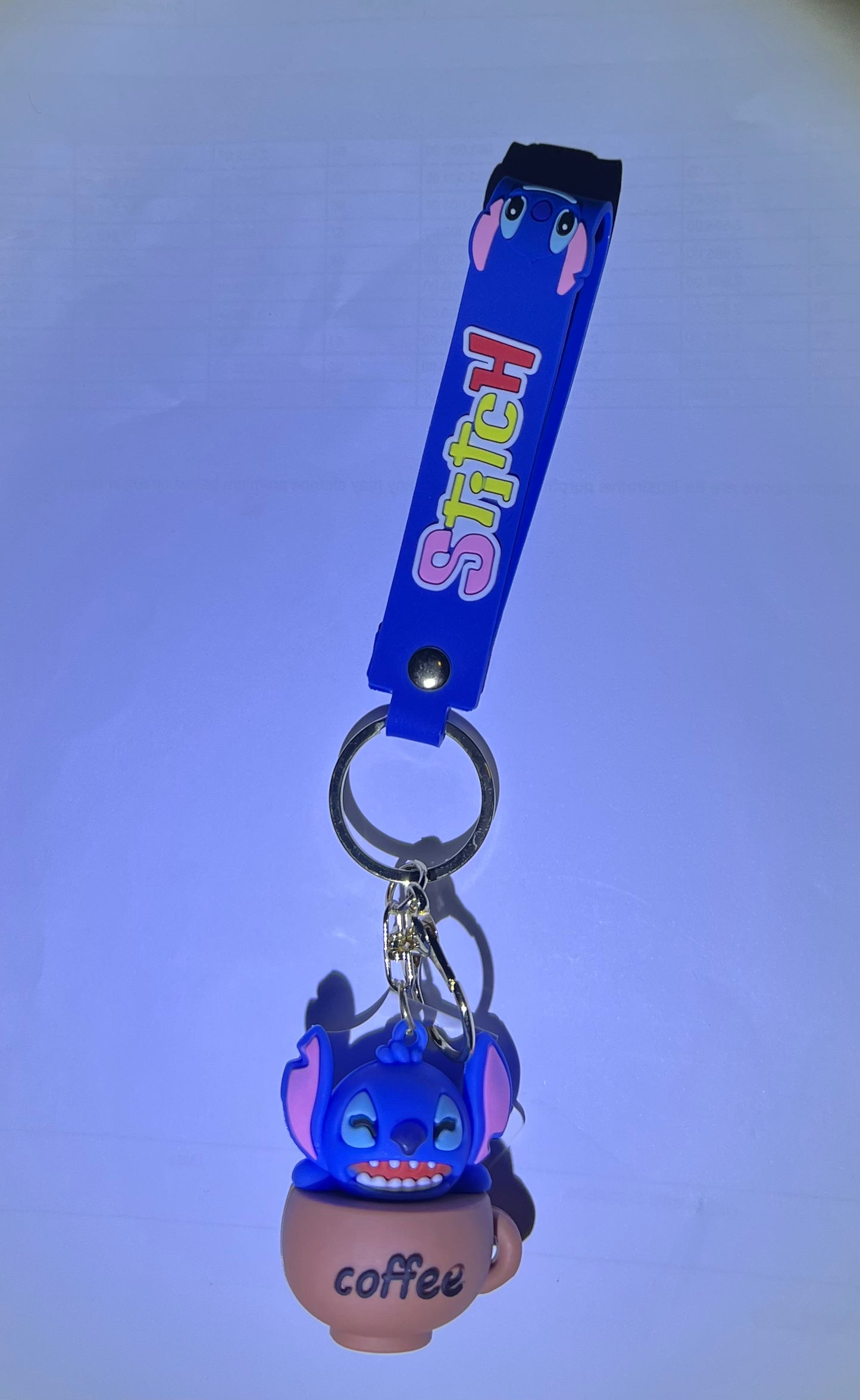Disney Stitch Key Chains Cartoon Cute 3D School Bag Pendant Child Party Gift Birthday Pendant