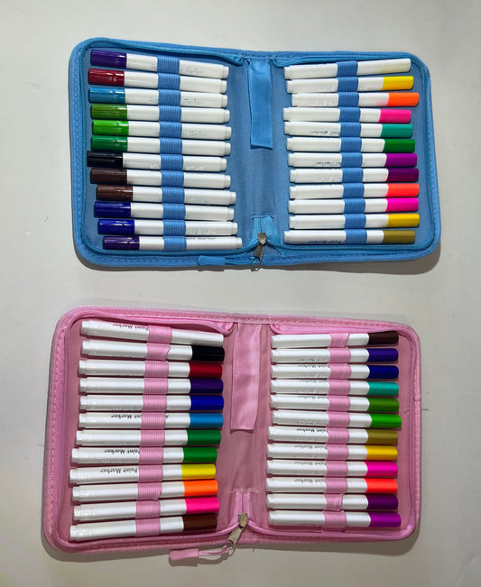 Student Acrylic Marker storage bag set of 24 high quality Colored Markers Pen