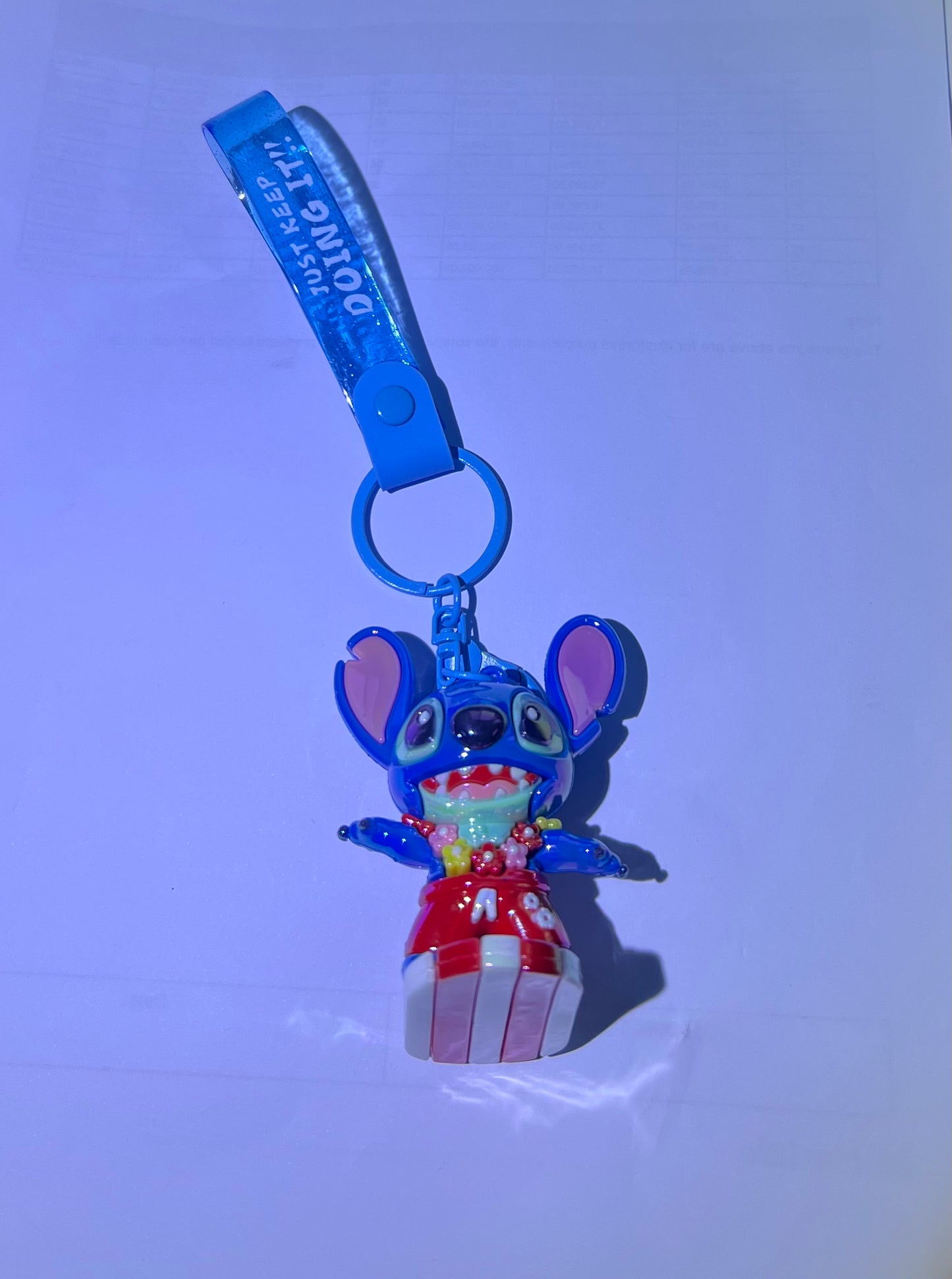 Disney Stitch Key Chains Cartoon Cute 3D School Bag Pendant Child Party Gift Birthday Pendant