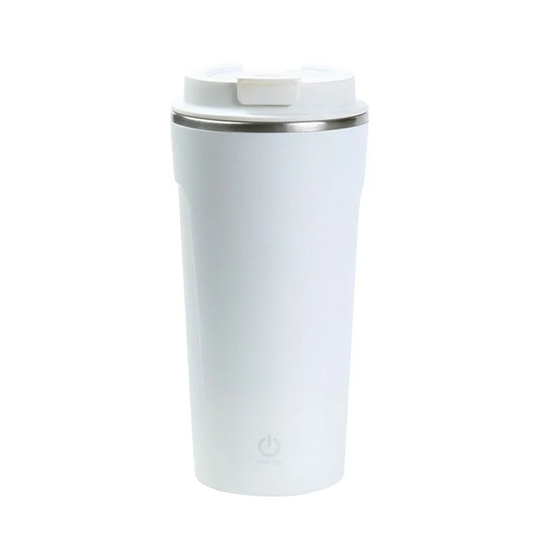 Electric Stirring Mixing Cup Self Stirring Coffee Mug,Rechargeable Stainless Steel Magnetic Stirring Mug, Portable Automatic Stirring Cup, Auto Mixer Cup Tumbler for Home/Office/Travel 400ml