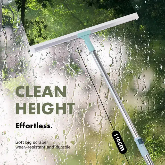 Retractable Silicone Broom - Floor Squeegee Brush - Multifunctional Broom, Silicone Hair Sweeping Tool, Floor Squeegee Scrubber for Living Room, Kitchen, BathroomFloor Scraper With Handle |