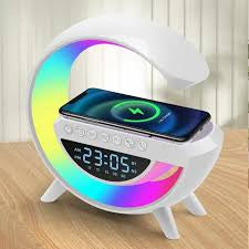 Google Display Night Lamp, Wireless charger, Speaker, Alarm & Clock
