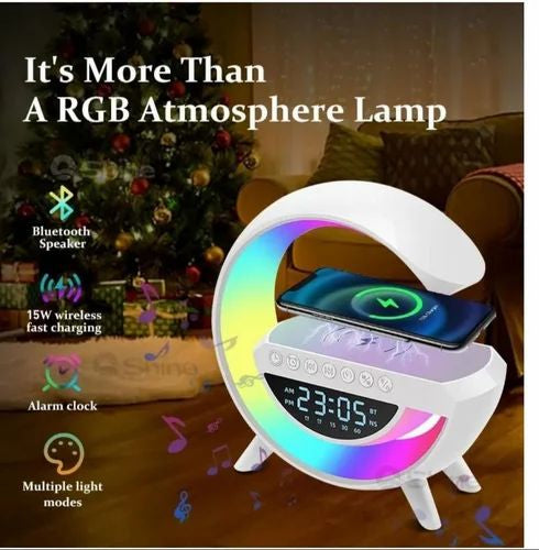 Google Display Night Lamp, Wireless charger, Speaker, Alarm & Clock