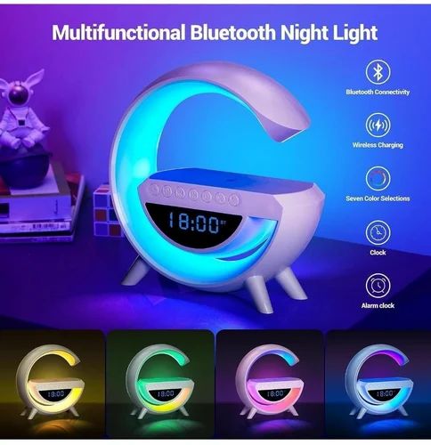 Google Display Night Lamp, Wireless charger, Speaker, Alarm & Clock