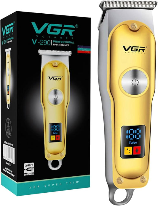 VGR V-290 Professional Hair Clipper with LED Display Runtime
