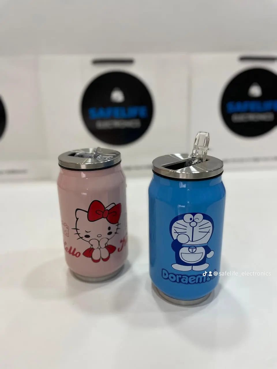 Metal Hello Kitty and Doraemon 350 ml