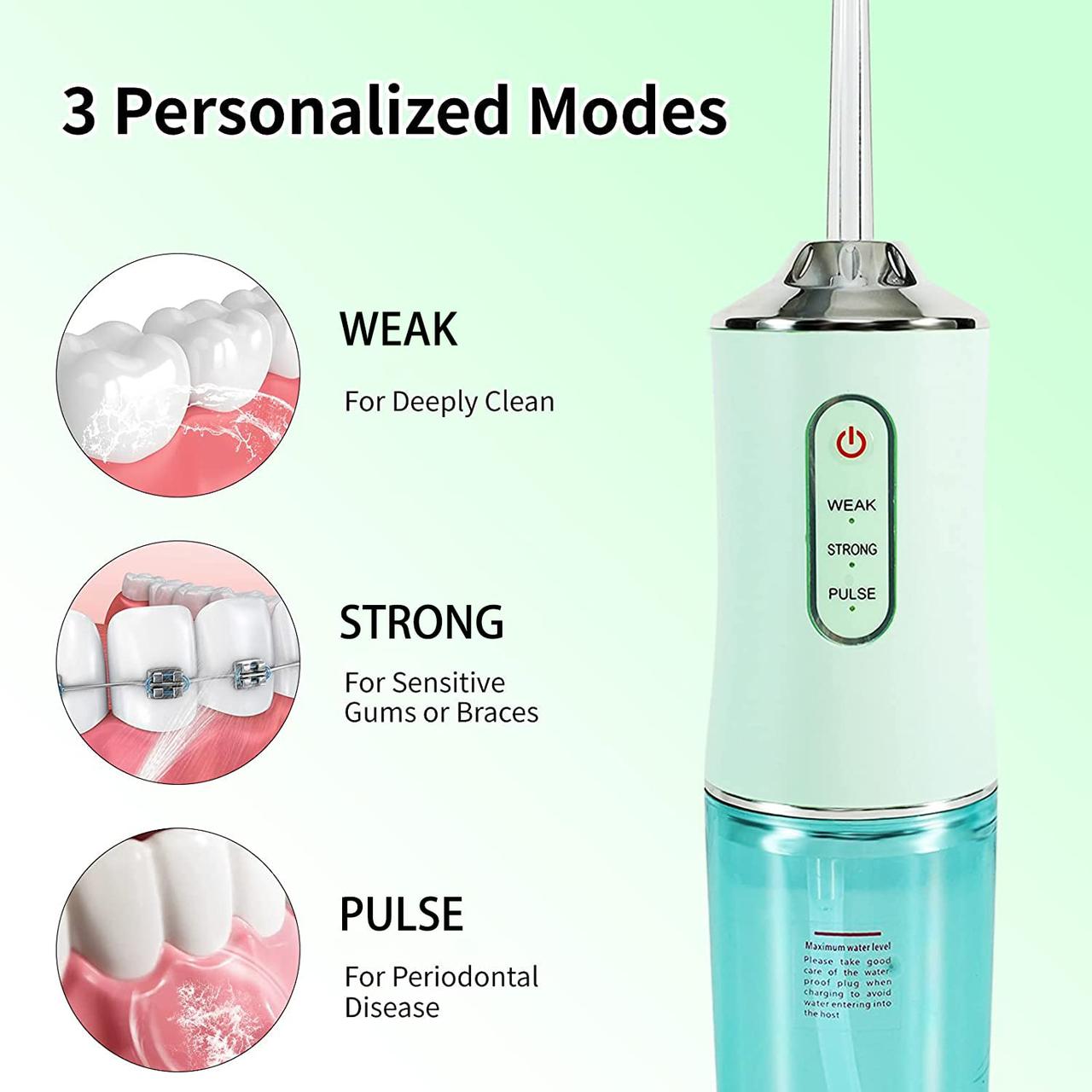 Rechargeable Electric Oral Irrigator, Dental Water Flosser