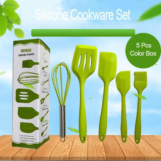 Silicone Kitchen Cooking Utensil Set