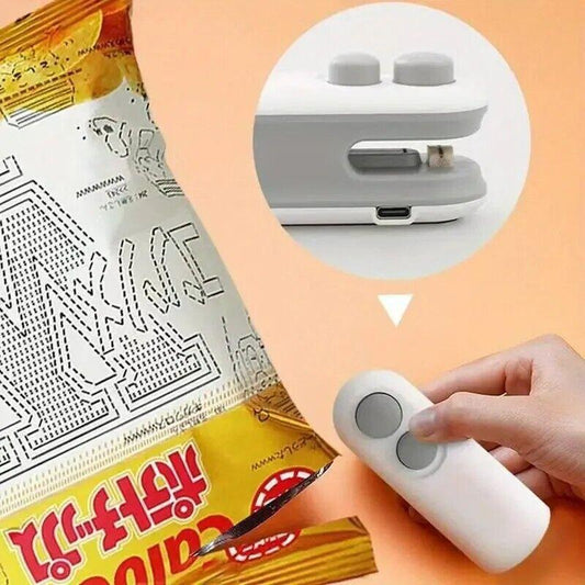 Cordless Handheld Food Vacuum Sealer mini Portable For Snacks heat seal Recharge