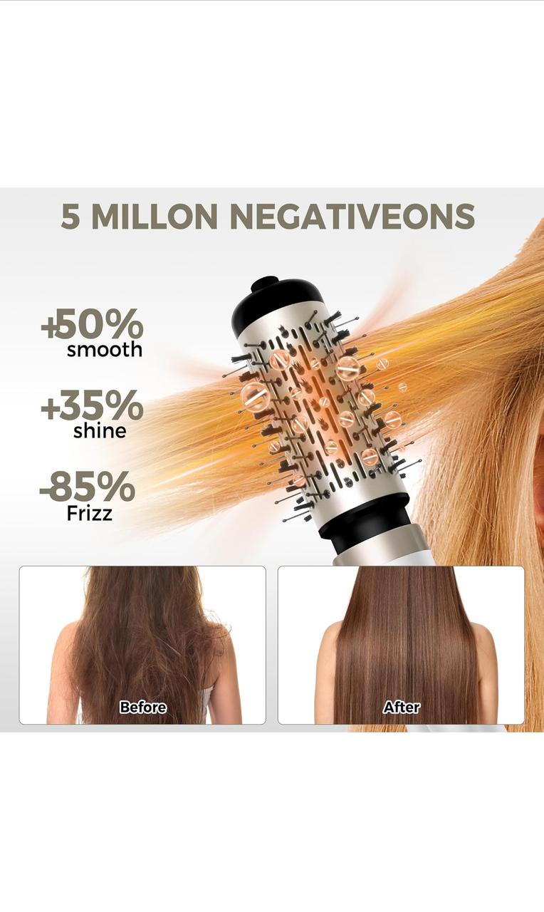 Queen Shopping  Blow Dryer Brush Rotating with 1000 Watt