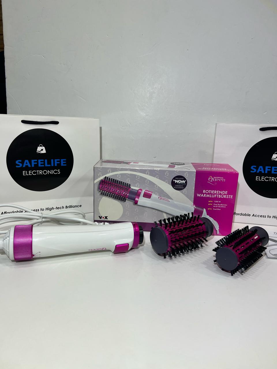 Queen Shopping  Blow Dryer Brush Rotating with 1000 Watt