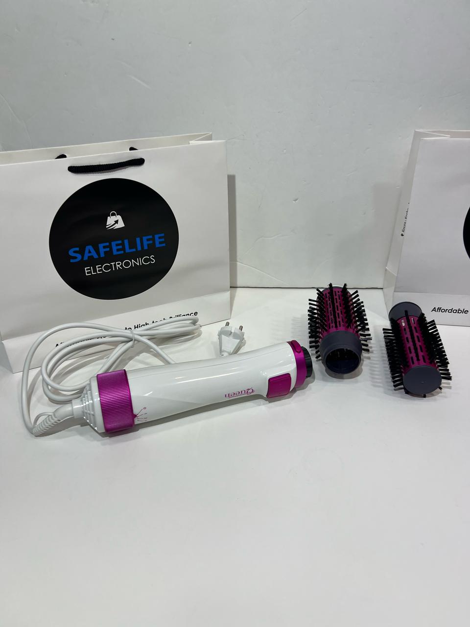 Queen Shopping  Blow Dryer Brush Rotating with 1000 Watt