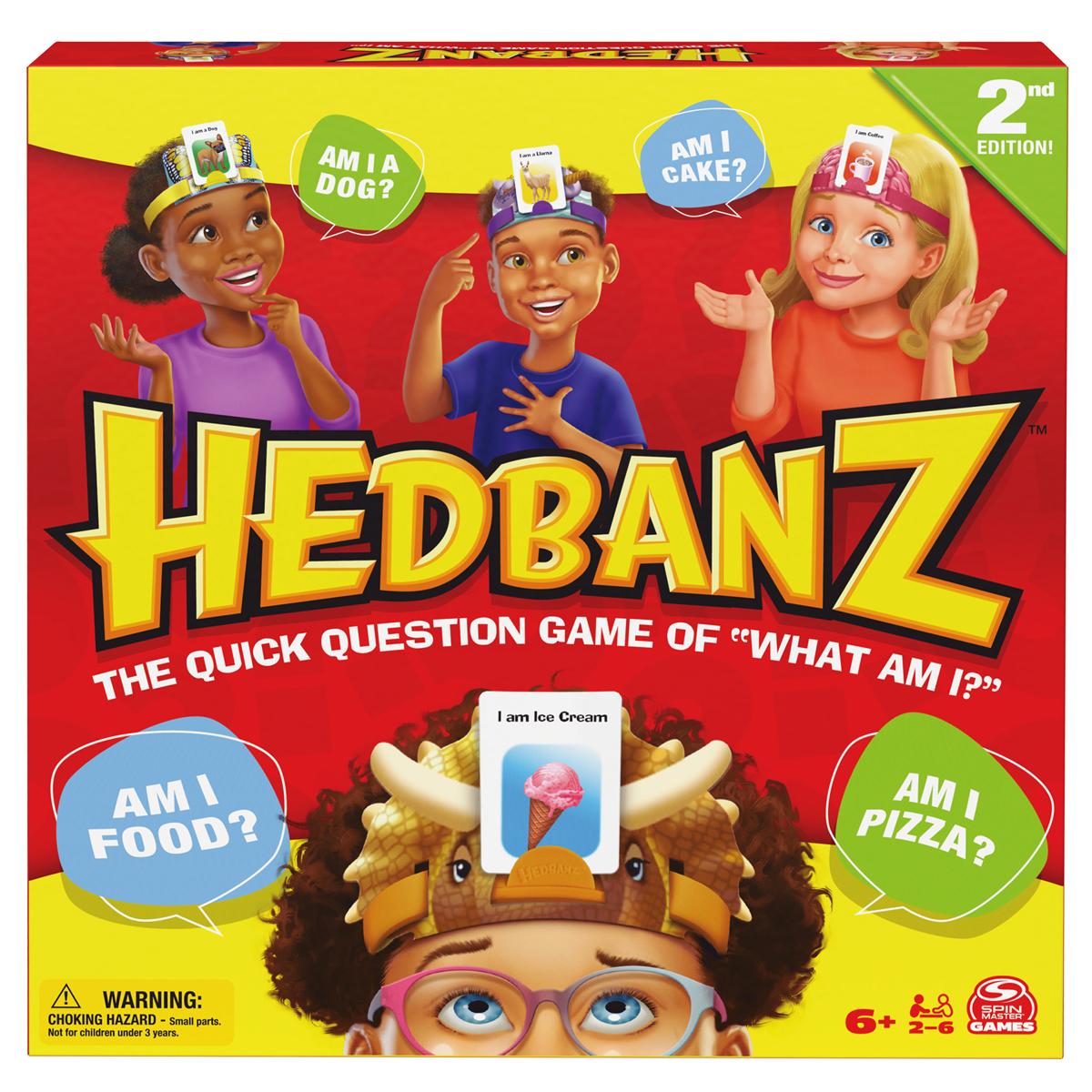 Hedbanz Picture Guessing Board Game, Family Games | Games for Family Game Night | Kids Games | Card Games, for Families and Kids Ages 8+