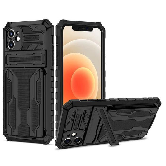 Anti Shock Shockproof Armor Case Plus Stand And Card Slot