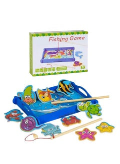 Wooden Fish Toy for Kids, fishing Game