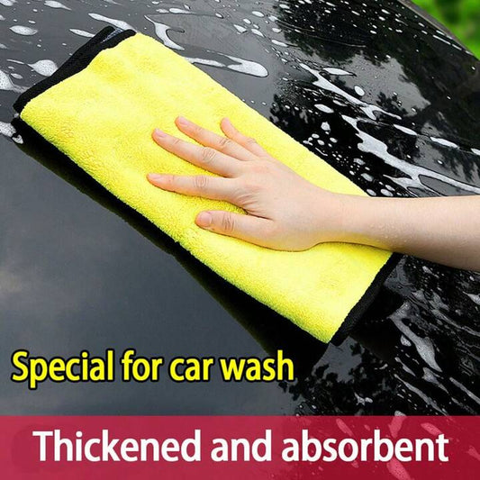 Coral Fleece Car Wash Towel Car Body Cleaning Beauty Tools Super Absorbent Drying Cloth Double-Sided Coral Velvet Clean Towels size 40*30 Cm