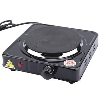 Raf Electric Hot Plate Cooker Double Portable Table Top Kitchen Hob Stove 1000W