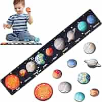 Toy wooden solar system Board, Planet kids Learning