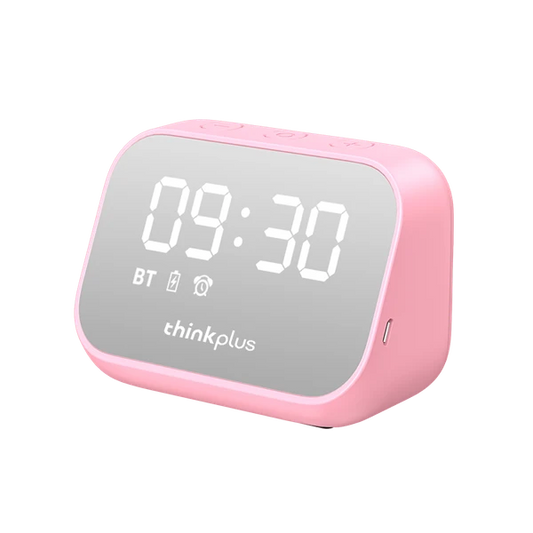 Lenovo TS13 Bluetooth Speaker Wireless Bluetooth Music Player Digital clock Mirror Screen Digital Alarm Clock Multifunction LED