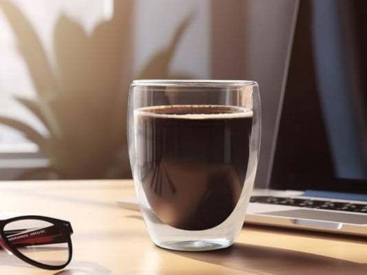 Double Wall Insulated Glass Tea Coffee Latte Glass Hot Cold Cup Mug 200ML