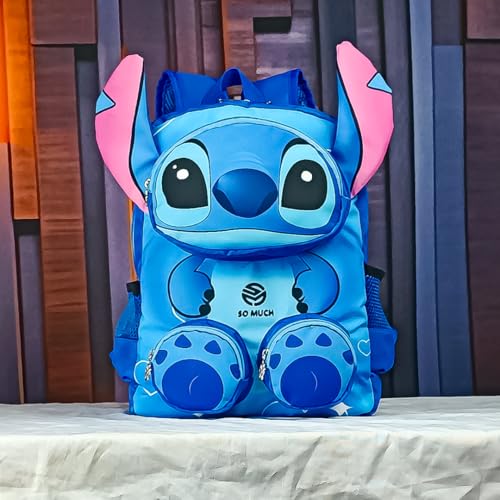 Backpack 2 Part Disney – Stitch Blue Size 21X30X42Cm