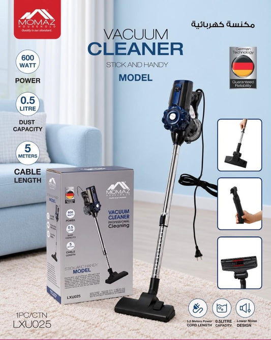 MOMAZ Stick & Handy Vacuum Cleaner (Model LXU025) with Cable 5 meters.