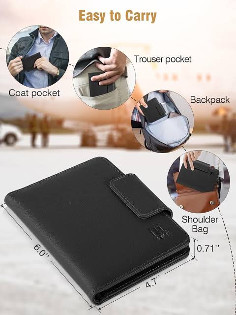 HOCO Passport tracket Wallet Travel Wallet with Find My Card Slot