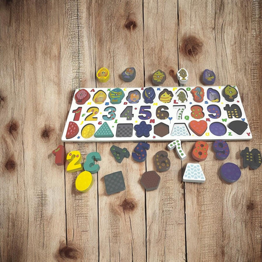 Logarithmic Plate, learning toy for kids, Wooden Digital Logarithmic Plate