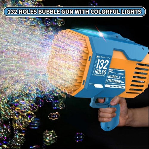 Bubble Rocket Machine , 132 Holes Electric Bazzukka