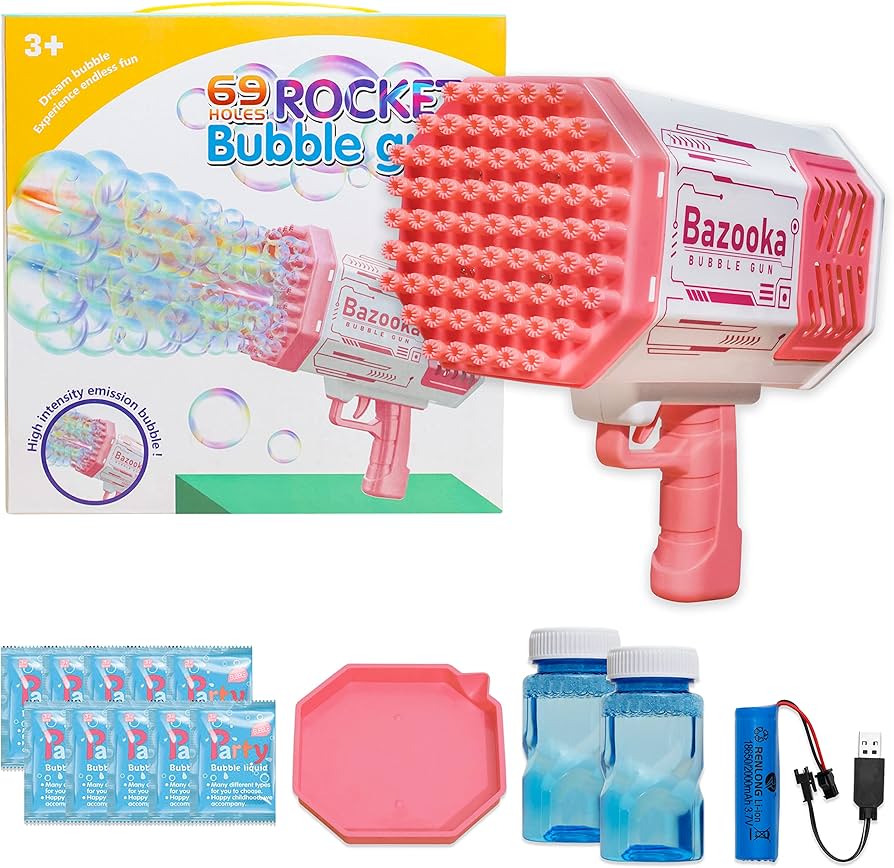Bubble Gun 69 Holes Rocket Bazooka