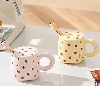 Birthday Gift Cup 400 ml Ceramic fashion trending Giraffe