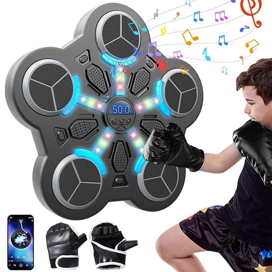Music Boxing Machine Bluetooth Music Boxing Machine With Boxing Gloves Rechargable and with Batteries.