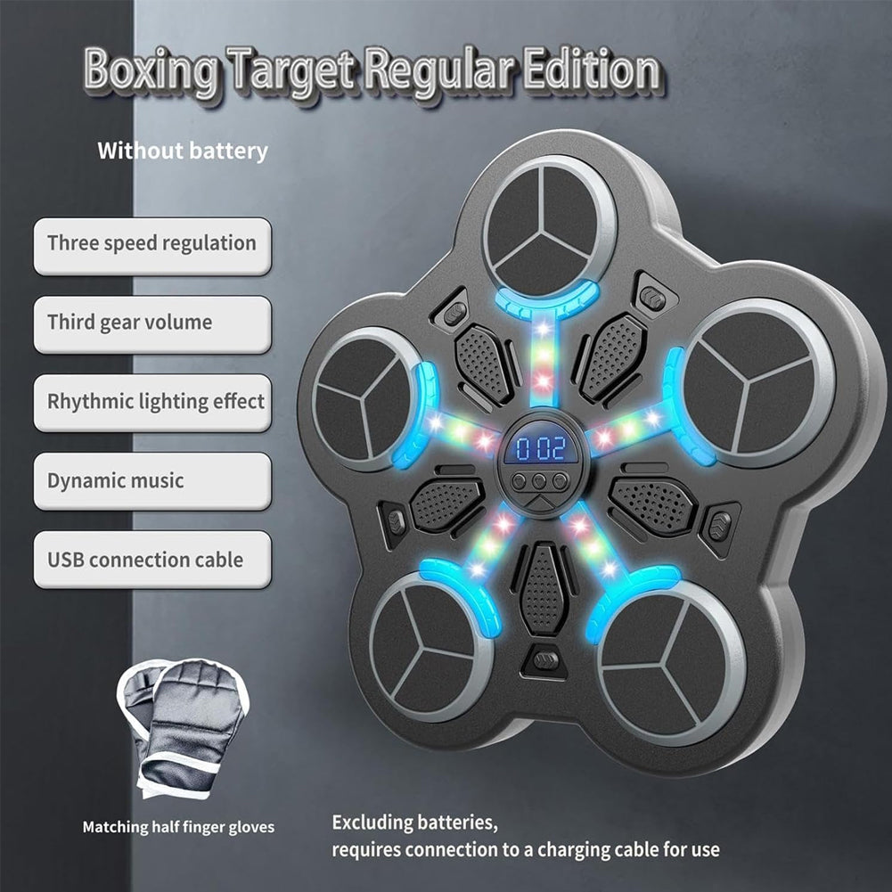 Music Boxing Machine Bluetooth Music Boxing Machine With Boxing Gloves Rechargable and with Batteries.