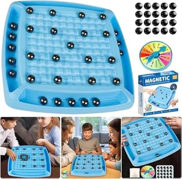 Magnetic Chess Game, Portable Magnetic Chess Game with Stones