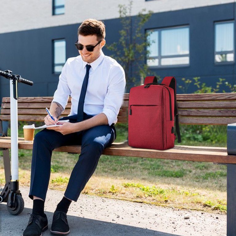 Laptop Backpack 15.6 Inch, Business Slim Laptops Travel With Usb Charging Port, College School Computer Bag Gifts for Men and Women