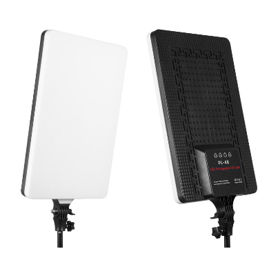 Professional LED Video Light Panel (50W, 3200-5700K) With High Quality Stand 
Adjustable LED light panel (50 watts, 3200-5700Kelvin) for studio, photography, and video. This panel is lightweight and provides ideal lighting for photography and videography
