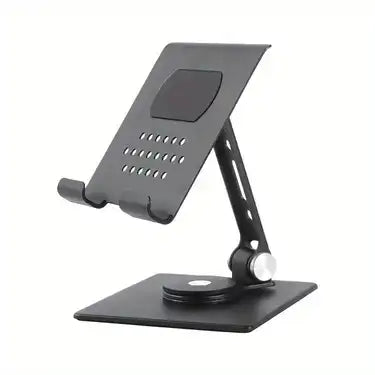 360 Degrees Rotate Metal Desk Mobile Phone Holder Stand For Phone Pad Adjustable Desktop Tablet Holderl Table Cell Phone Stand