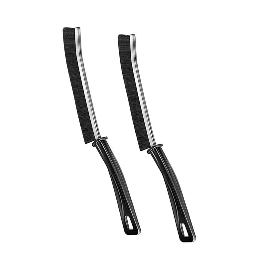 Gap Cleaning Brush New Multifunctional Bathroom Gap Brush Crevice Cleaning Brush Tool, for Slots Shutter Door Track Bathroom Kitchen Tiles Window Kitchen 2Pcs Pack