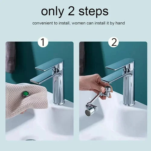 SPLASH FAUCET FILTER FAUCET, 1080 ROTATING FAUCET SPRAYER HEAD