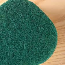Wideskall Kitchen Cleaning Stainless Steel Sponge with Handle Scouring Pad Brush Steel Wool Scrubber with Sponge