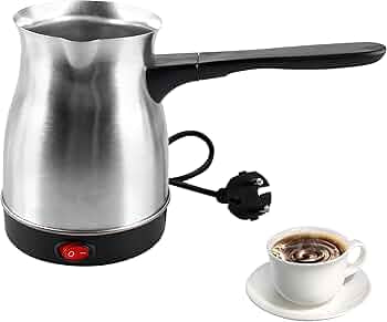 Stainless Raf Electric Coffee Pot