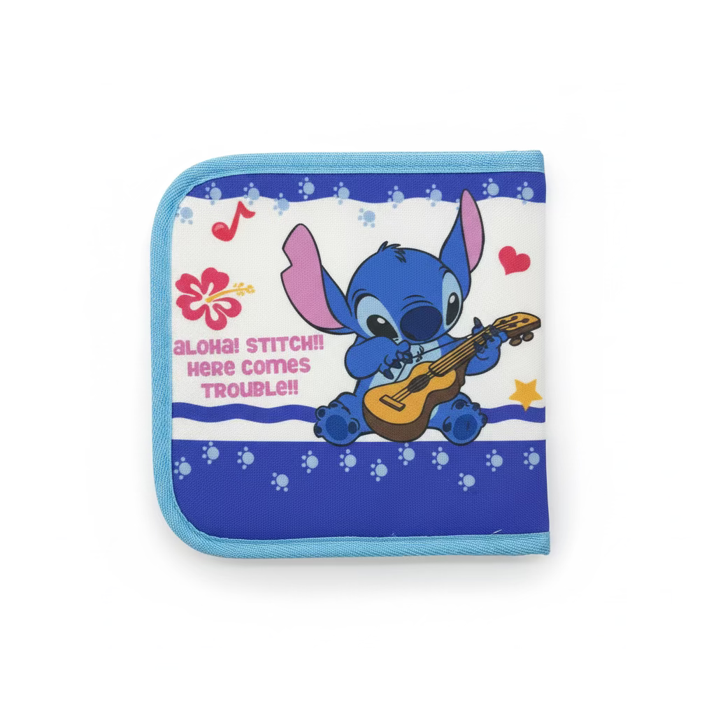 Disney Lilo & Stitch Portable Reusable Coloring Book Graffiti with coloring Pen and pocket, Drawing Board Sketch Book(4 pages) C-1432|C-1431