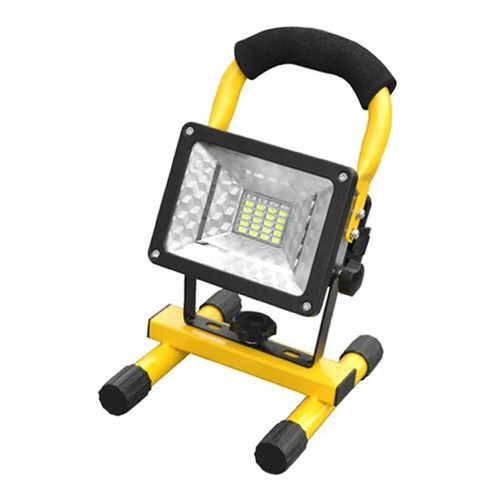 Rechargeable 7W, 3,7v/2200 mah Outdoor (Waterproof )LED Flood Work Light Lamp Camping Battery Powered